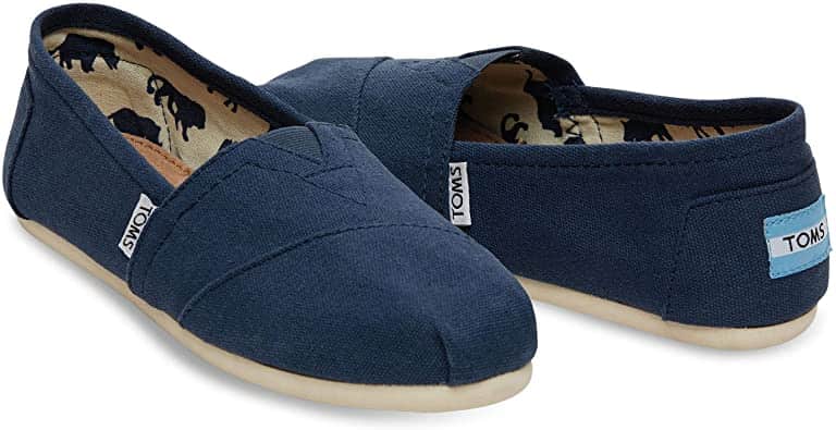 toms navy blue canvas mens salsa shoes