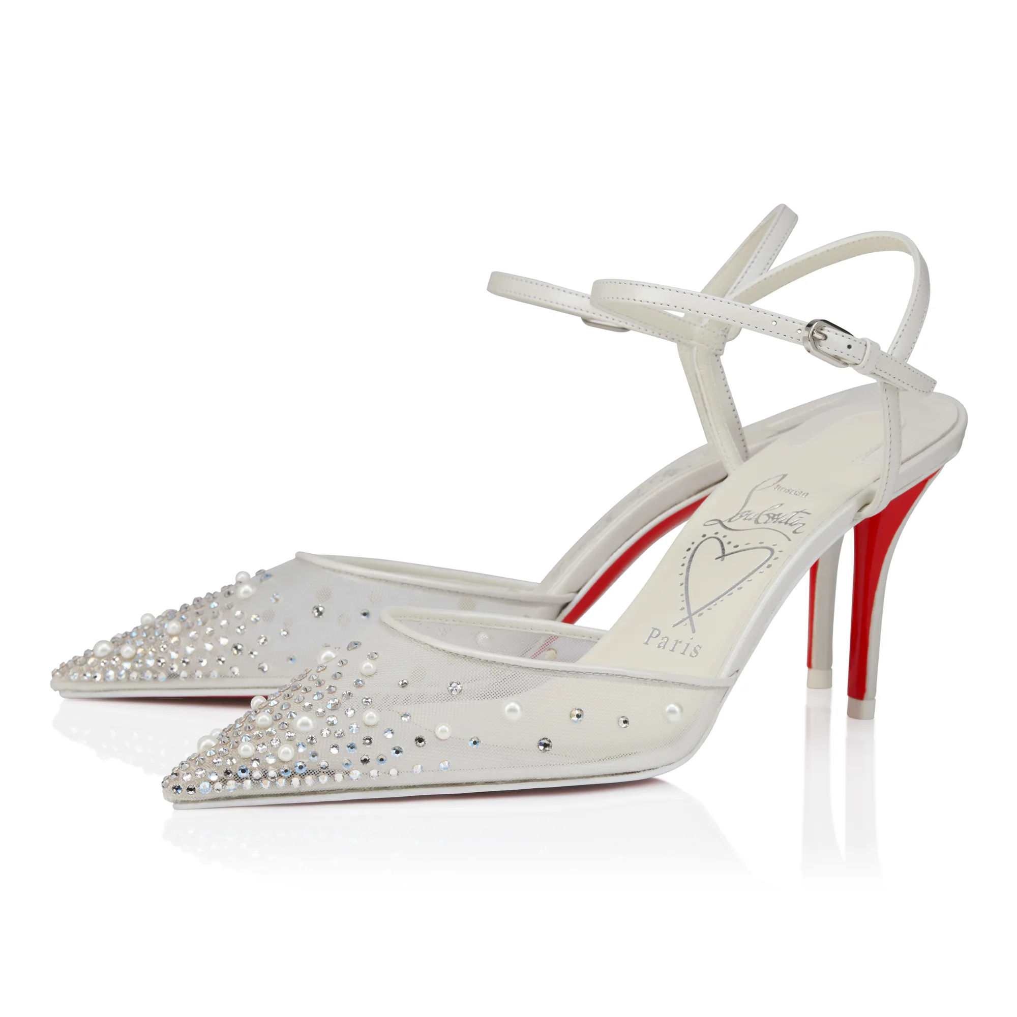 Christian Louboutin Miss Z Riviera Strass bridal pumps