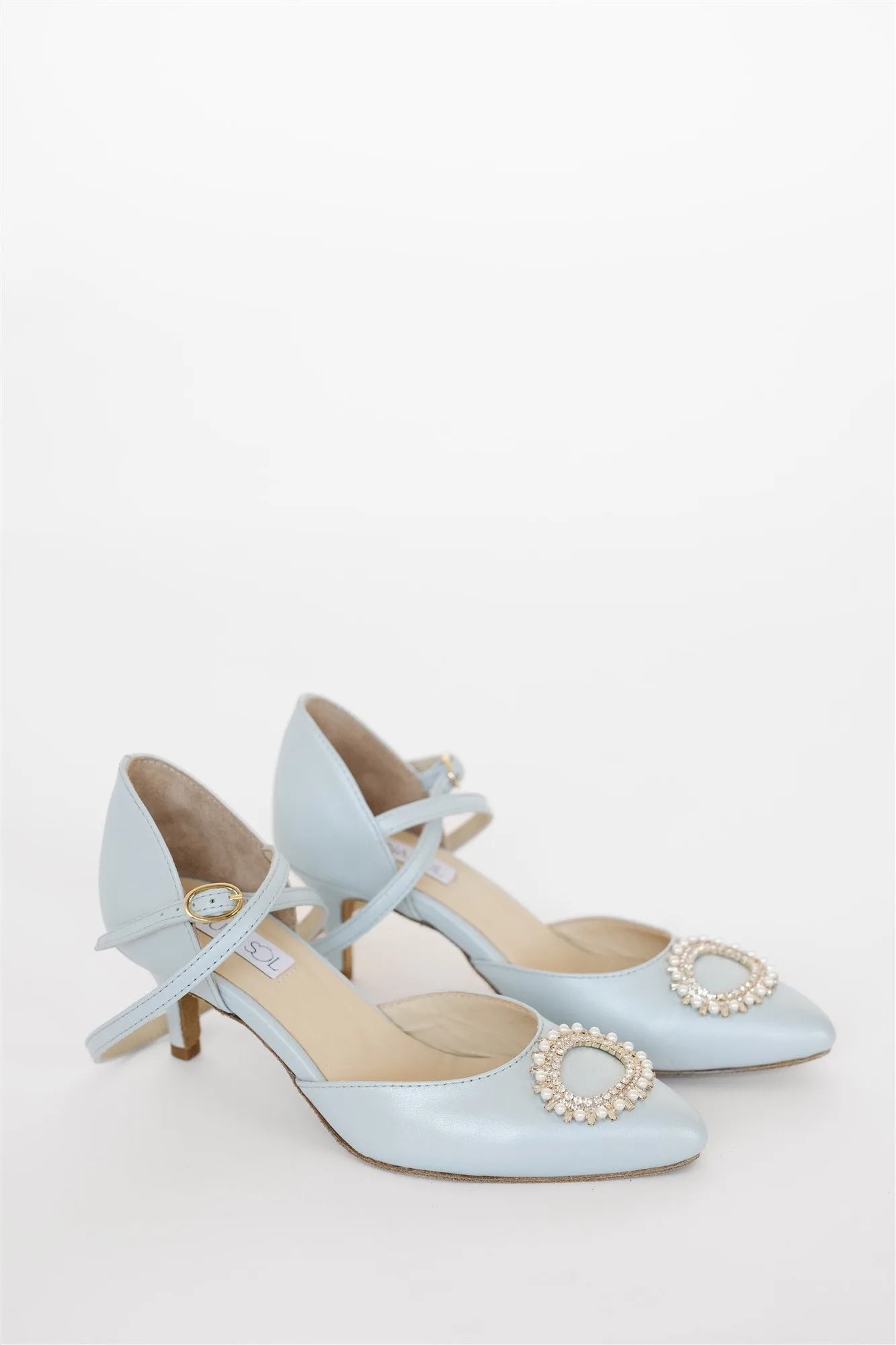 LunaSol Blue Ballroom wedding dance shoes